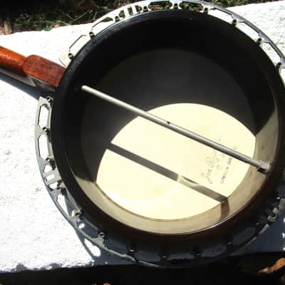 Gibson TB-00 Tenor Banjo, Early 1950's, One Piece Flange, Brass Tone Ring, Hang Tags, Case image 8