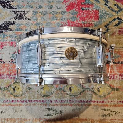 Gretsch Round Badge 14x5.5" Dixieland 6-ply Snare - Midnight Blue Pearl image 2