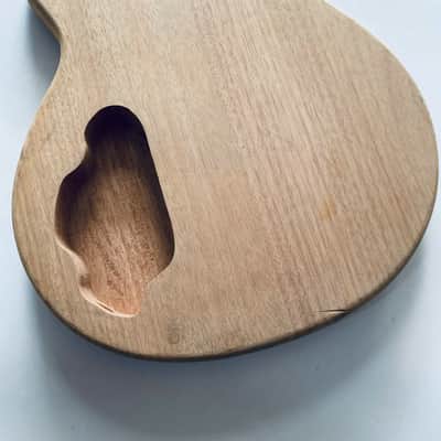 Tiger Maple Top Veneer Guitar Mahogany Body image 10