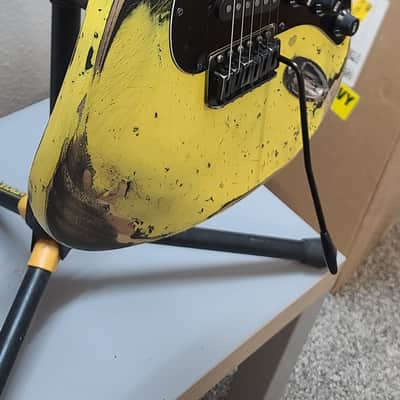 Partscaster Stratocaster Relic SSS or? 2020s - Yellow Relic image 6