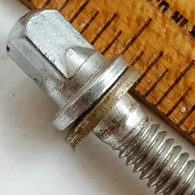 Ludwig 1 1/2"T-Rod Chrome 60s Snare/Tom Drum 12-24 Tension Vintage Super Classic image 2