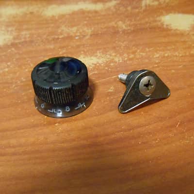 Vintage Ibanez Roadstar II Parts. (1) Speed Knob & (1) Strap Button. Japan. Made in Japan. image 1