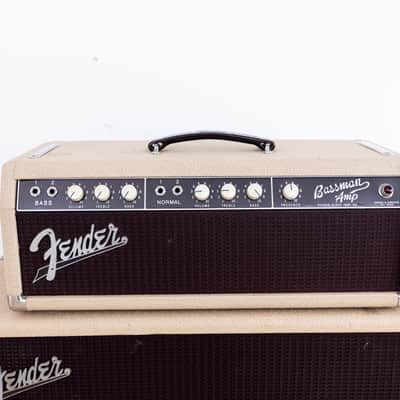 1961 Fender Bassman 6G6 Blonde Brown Panel Vintage Piggyback Tube Amp 2x12 w/ Oxford 12M6 & Victoria Covers image 2