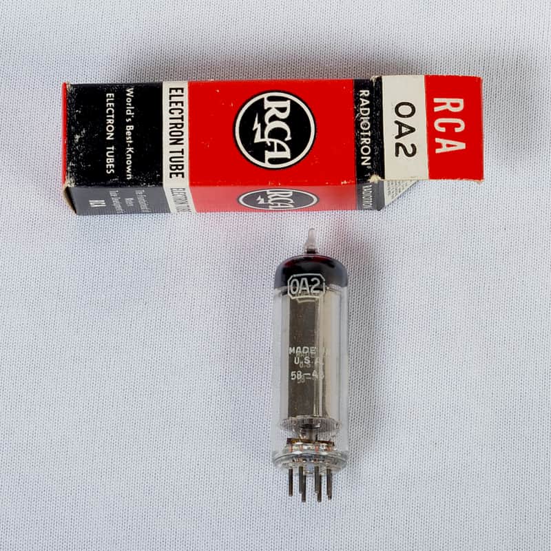 Vintage RCA 0A2 Voltage Regulator Tube – USA Made – Tested Good image 1