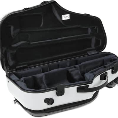 BAM 4120XL Hightech Alto and Soprano Saxophone Case - Light Grey image 2
