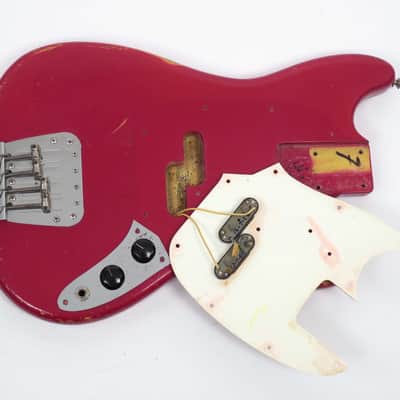 1966 Fender Mustang Bass - Dakota Red - Early First Run First Year Example! image 16