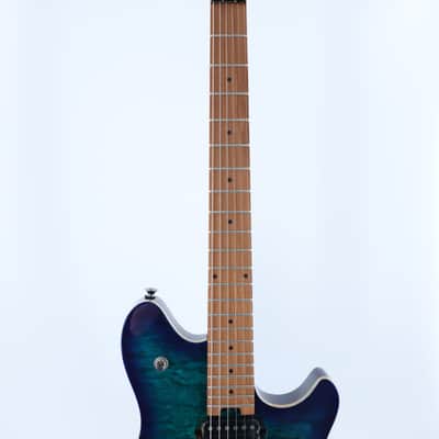 EVH Wolfgang WG Standard Quilted Top w/Baked Maple Neck - Chlorine Burst image 5