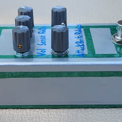 Handpainted Engineer's Thumb Compressor effects pedal image 5