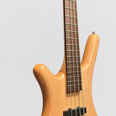 Warwick RockBass Corvette Premium 4-String Left Handed Electric Bass Guitar - Natural image 6
