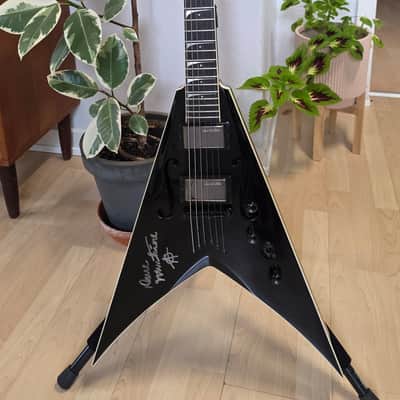 Dave Mustaine's Artist Owned NAMM 2016 Dean Stradivarius VMNT Flying King V F-Hole Signed MEGADETH Tour Guitar personally owned for years by DAVE MUSTAINE image 8