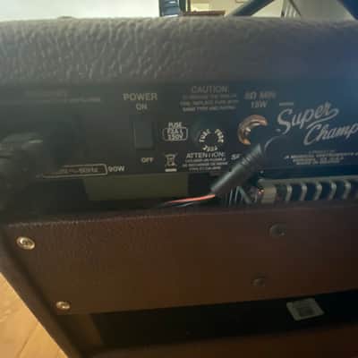 Limited Edition Fender Super Champ X2 FSR 1x10" 15-watt Tube Combo Amp - Wine Red image 4