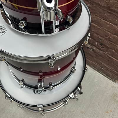 Pearl Reference One 3-pc. Shell Pack (Cymbals and Hardware Not Included), Natural Banded Redburst (RF1C903XPS/C836) image 6
