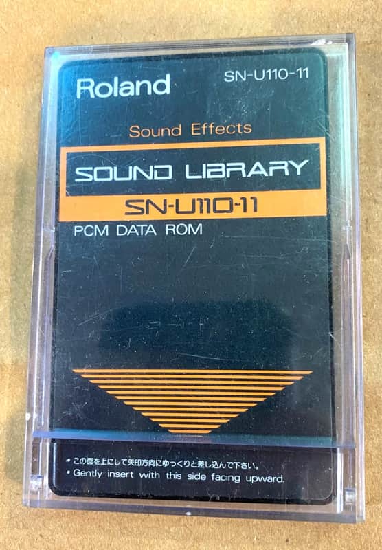 Roland SN-U110-11 Sound Effects PCM Data Card for U-110, U-220 MIJ image 1