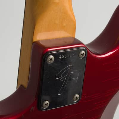 Fender Competition Mustang Solid Body Electric Guitar (1973), ser. #436903, original grey hard shell case. image 21