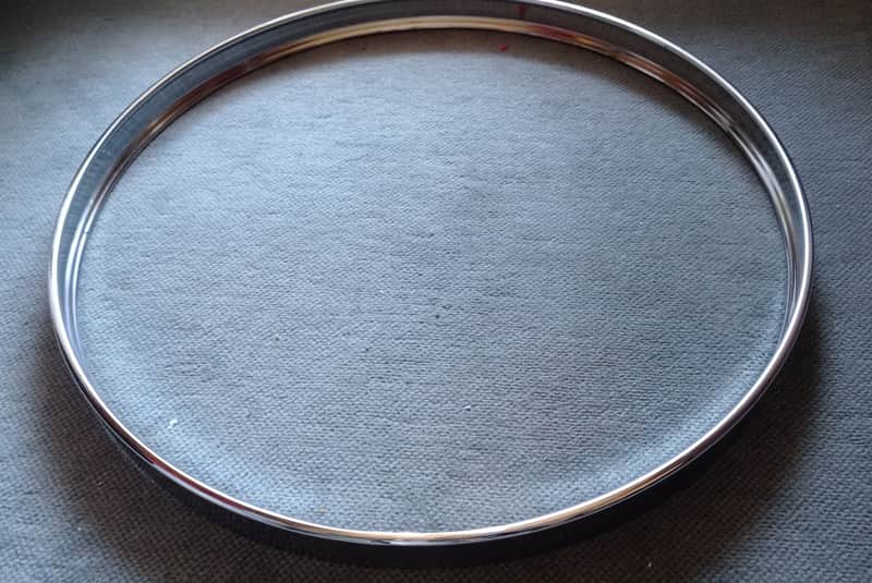 Sonor Bass drum ferromanganese hoop 22 " Phonic, Signature, Performer, Champion 80s - Chrome image 1