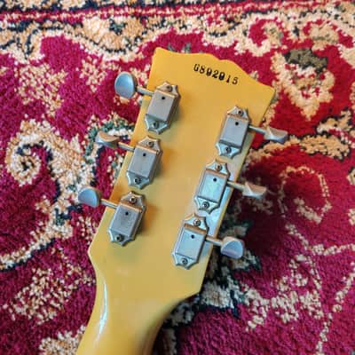 1989 Orville by Gibson Les Paul Junior JR 58 TV Double Cut (LPJ-D) – TV Yellow – Japan MIJ image 4