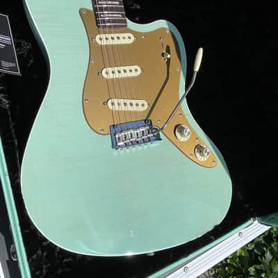 Fender Parallel Universe Volume II Stratocaster Jazzmaster Deluxe 2020 - 2021 - Transparent Faded Seafoam Green image 11