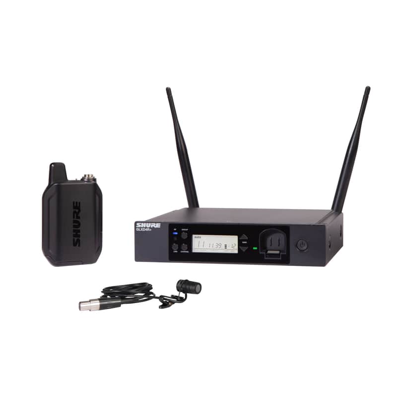 Shure GLXD14R+/85 Digital Wireless with WL185 Lavalier Microphone image 1