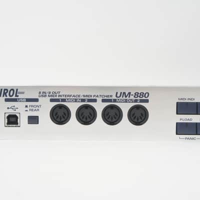Edirol UM-880 Roland 8 IN / 8 OUT USB MIDI Interface Patcher 100-240V image 3