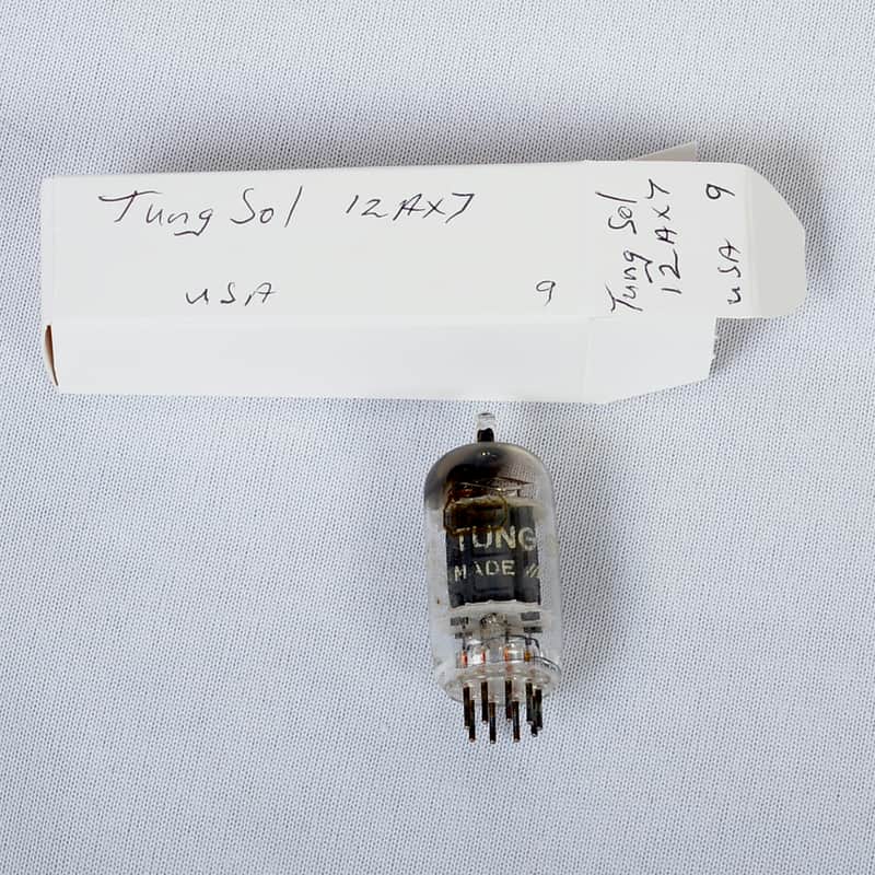 Vintage Tung-Sol 12AX7 Preamp Tube – Tests Very Good – USA Made image 1