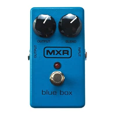 Used MXR M103 Blue Box Octave Fuzz Guitar Effects Pedal image 1