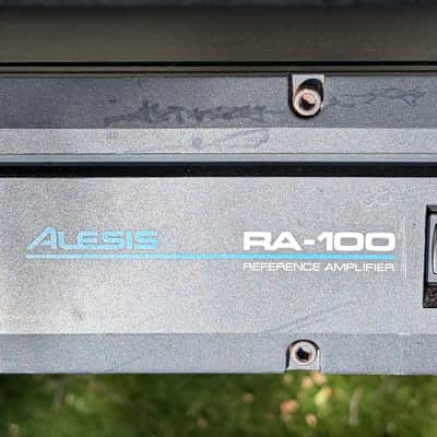 Alesis RA100 Reference Amplifier 1990s - Black image 1