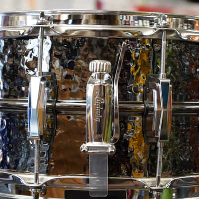 Ludwig USA LB417K Hammered Black Beauty Seamless Brass Shell 6.5x14" Snare Drum image 5