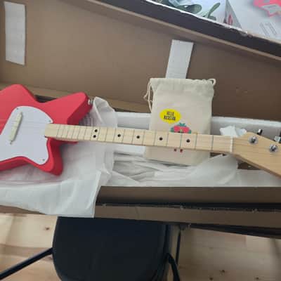 Loog pro electric guitar - red image 1