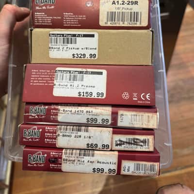 B-Band LOT SALE - NOS B-Band Acoustic Pickup Preamp Parts Lot – A1.2 A2.2 UST AST 1470 Mic 2017 image 2