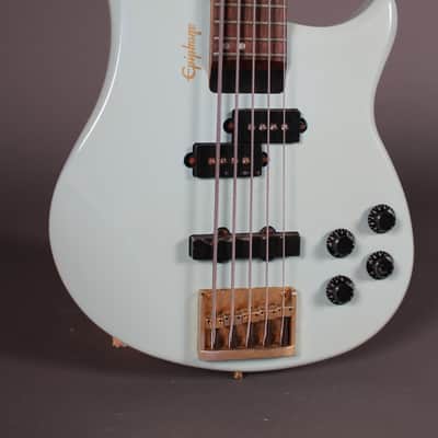 Epiphone EBM-5 90's Powder Blue Bass Guitar image 10