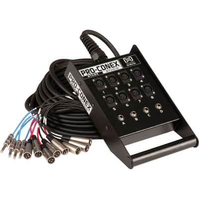Hosa SH-8X4-25 Stage Box Non-locking 8x4 25 image 1