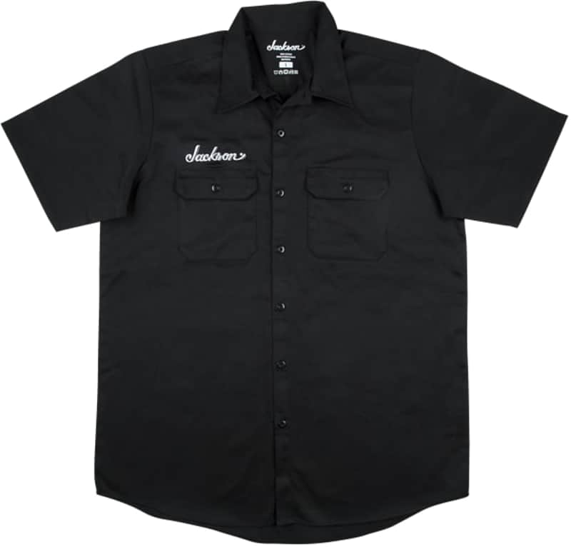 Genuine Jackson Logo Black Men's Workshirt, Size Small #2999578406 image 1