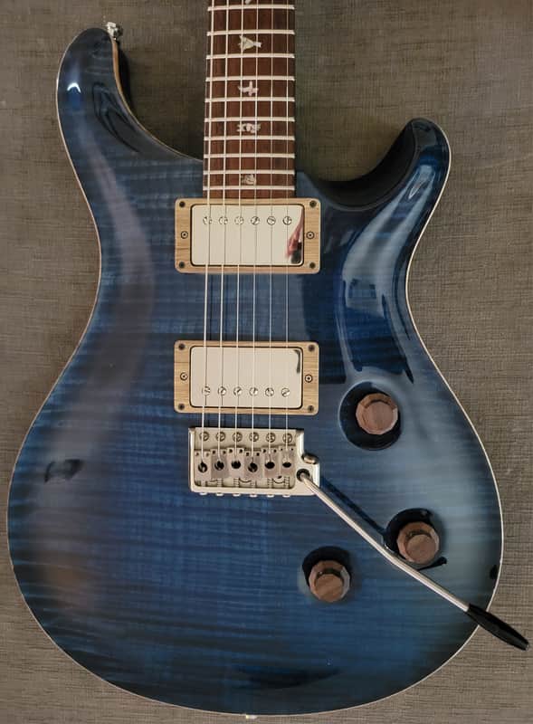 2006 PRS Custom 24 10-Top - Faded Whale Blue - One Piece Top image 1