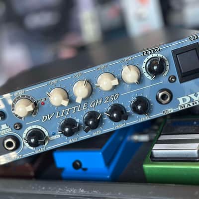 DV Mark DV Little GH 250 Greg Howe Signature 2-Channel 250-Watt Guitar Amp Head 2016 - Present - Blue image 2