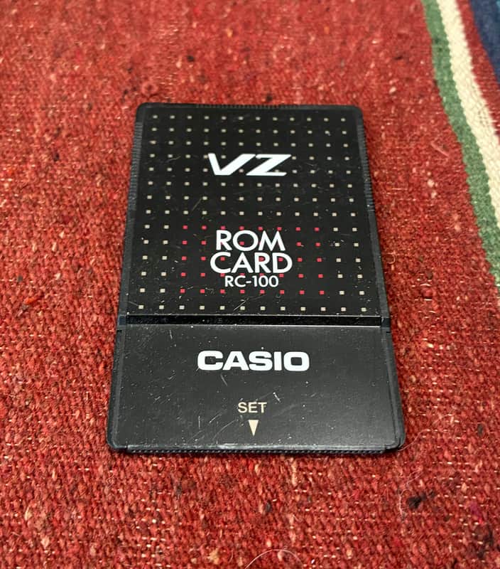 Casio RC-100 ROM Card for VZ-1 VZ-10M VZ-8M Synthesizers PG-380 310 300 Guitar image 1