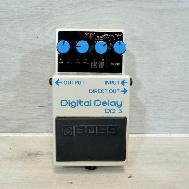 Boss DD-3 Digital Delay Guitar Effects Pedal MIJ Era Taiwan Long Chip Vintage Delay 1992 image 1