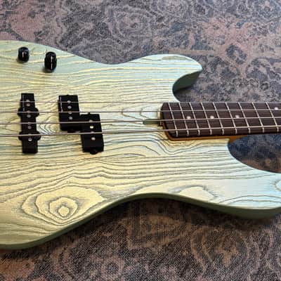 Sire Marcus Miller Sire P6 lefty left handed bass- Surf Green Metallic image 4