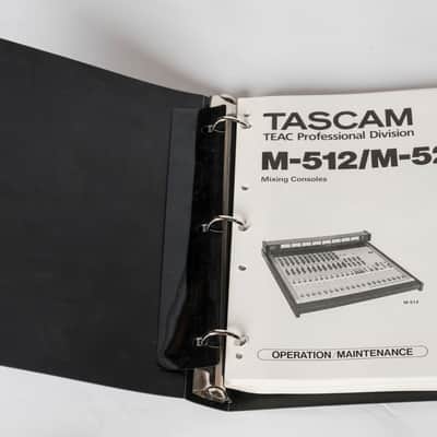 Tascam M520 20/8/2/16 vintage analog mixing console with power supply, and cable image 18
