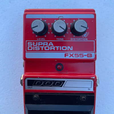 DOD Digitech FX55B Supra Distortion Rare Vintage Guitar Effect Pedal *READ* image 2
