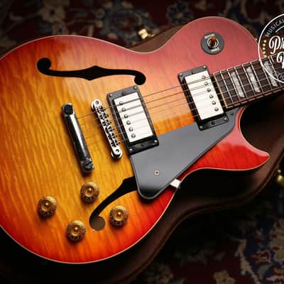 2015 Gibson USA Memphis Les Paul ES Semi Hollow Cherry Sunburst image 4