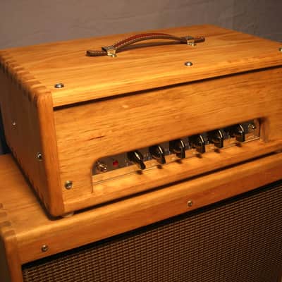 Carl's Custom Guitars handmade USA dovetailed pine Fender Blues Jr Junior head conversion cabinet image 1