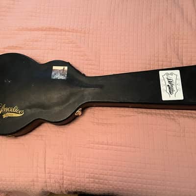 D'Angelico Excel Hollow Body Bass with Gold Hardware 2010s - Natural-Tint image 5