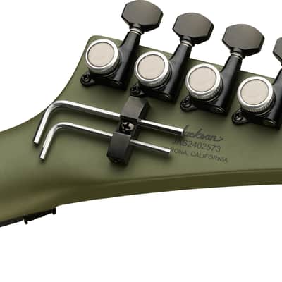 Jackson American Series Rhoads RR24 Electric Guitar Matte Army Drab w/Hard Case image 6