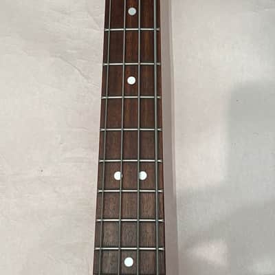 Vantage VP-795B 4 String Bass Guitar 1981 Left Hand LEFTY Transparent Red made inJapan Matsumoku image 5