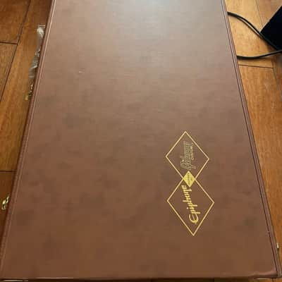 DEMO VIDEO Epiphone Limited Edition inspired by Gibson '58 Korina Explorer (US customers, tax included in shipping cost) Reissue 2022 - Antique Natural image 11