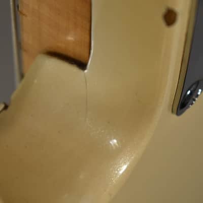 1989 Squier II Precision Bass White MIK image 17