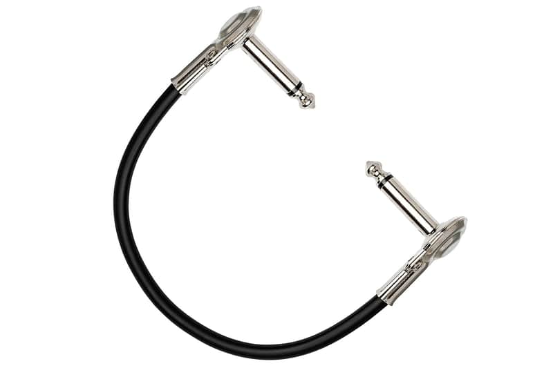 Hosa ‎IRG-100.5 2026 - Hosa IRG-100.5 Low-Profile Right Angle Guitar Patch Cable, 6 Inch (Pack of 2) image 1