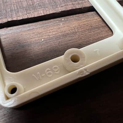 General Vintage Tone  1959 Humbucker Rings PAF butyrate M69 Aged the burst holy grails !  Porcelain image 12