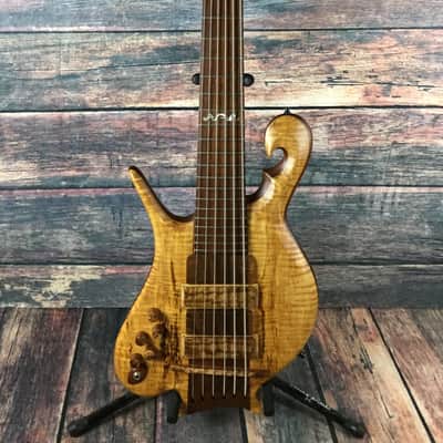 Used Carl Thompson Bass - 2000 Custom Left Handed 6 String Electric Bass image 1