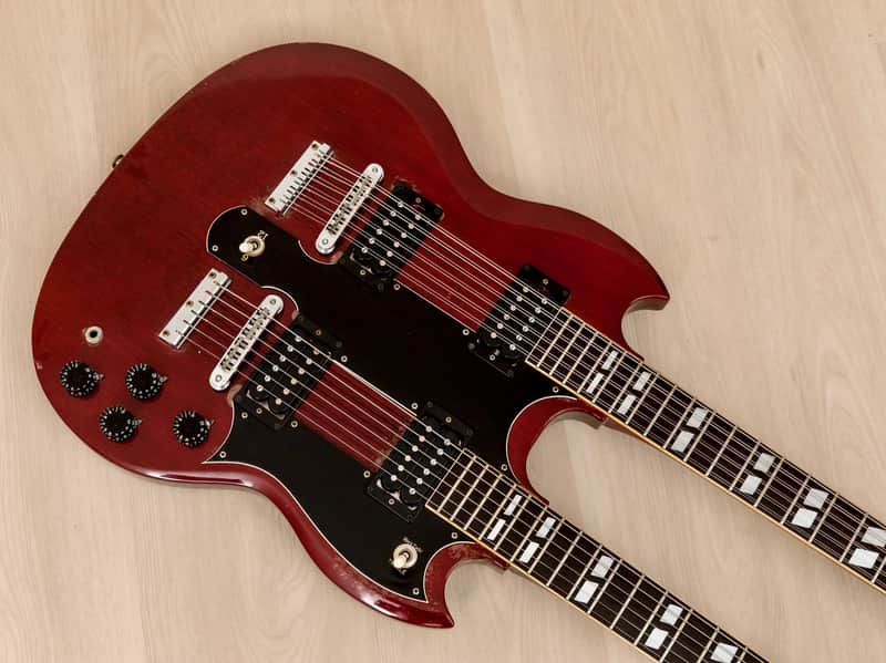 1980 Aria Pro II Vintage Double Neck SG, 6 & 12 String Guitar